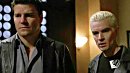 Spike, Angel react to the 'snuggle' comment